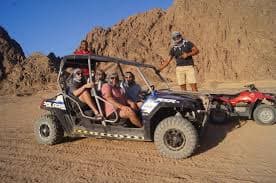 Desert safari experience in a family buggy
